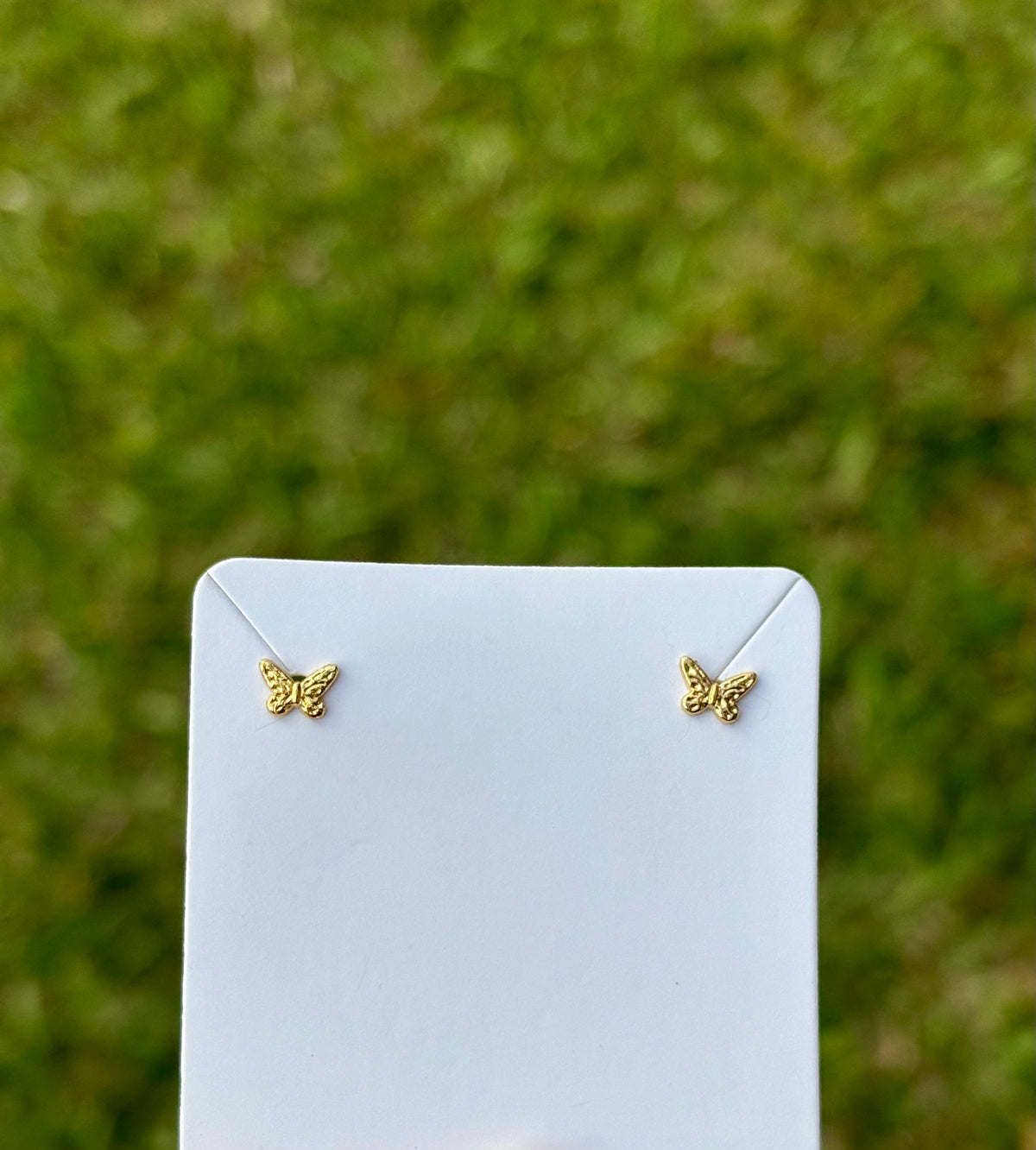Clous D'oreilles Papillon d'été dorée