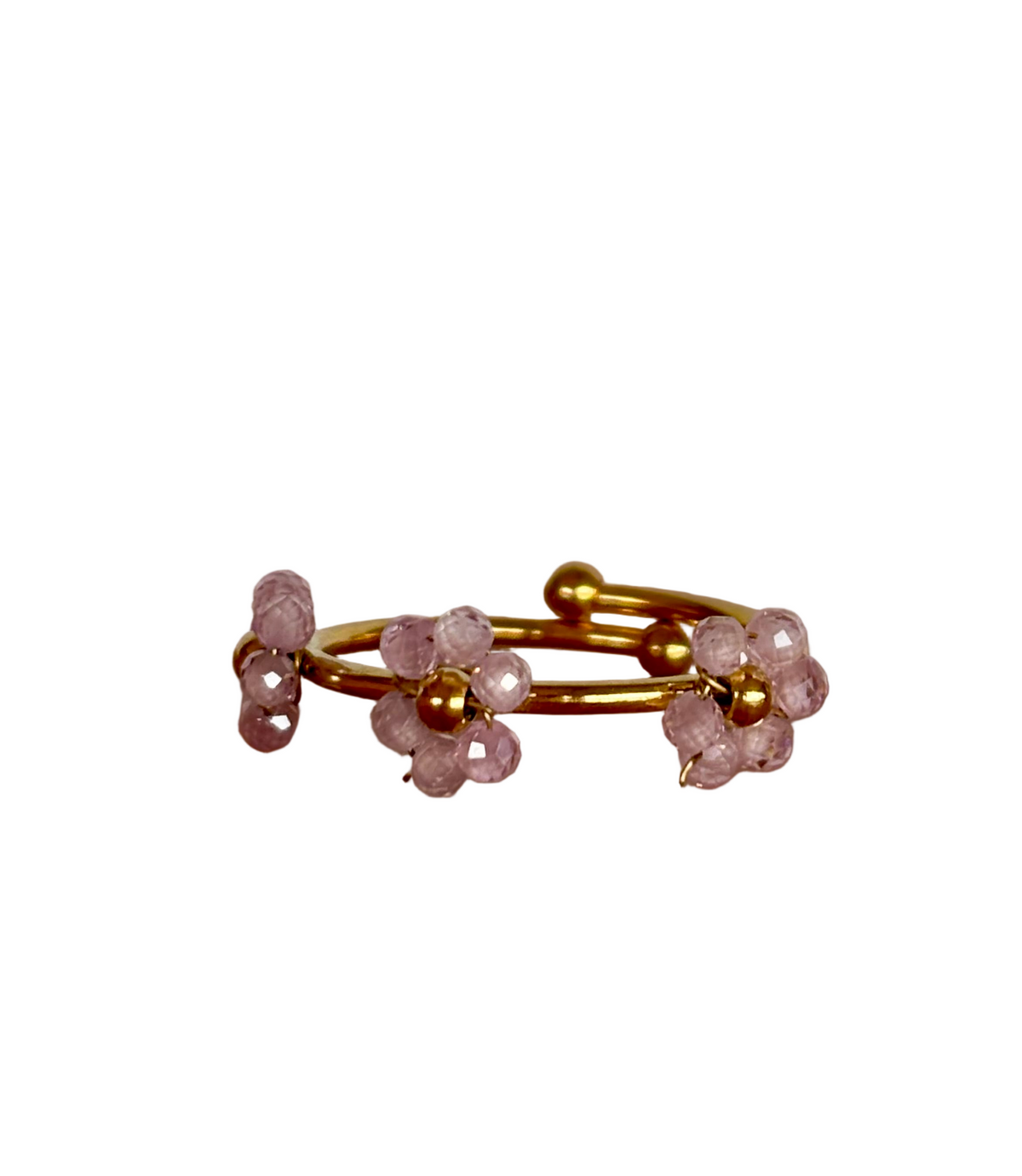 Bague Élodie rose